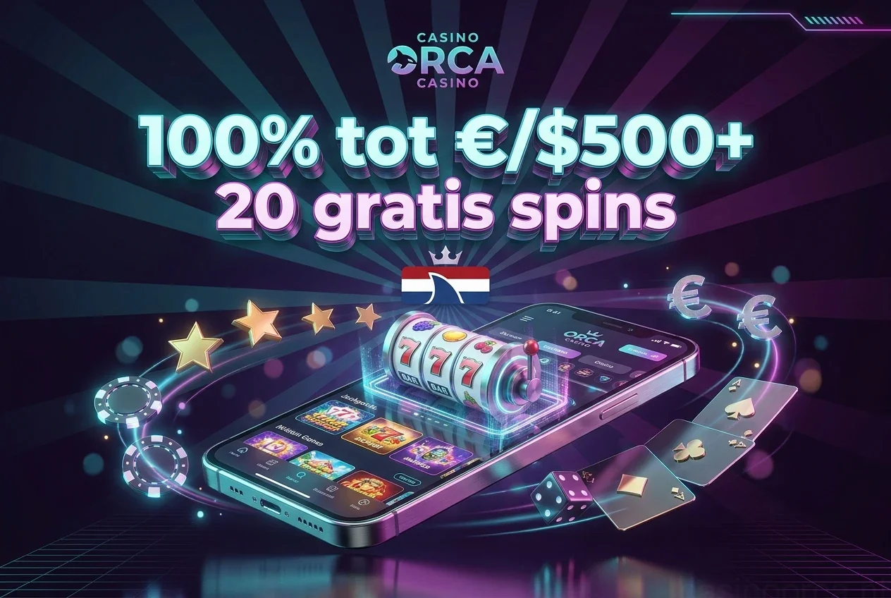 100% tot €/$500+ 20 gratis spins